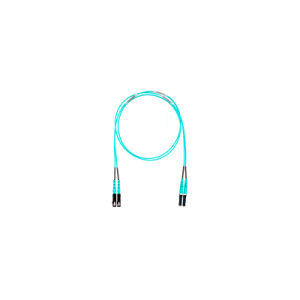 jumper de fibra optica multimodo 50/125 om3, lc sc duplex, ofnr (riser), color aqua, 15 metros