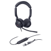 diadema alámbrica uh44 dual uc de yealink con conectividad usb c/a y amplia compatibilidad