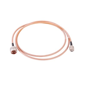 jumper de 150 cm fabricado con cable lp 142, conector "n" y conector "tnc" en el otro extremo