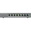 switch de red administrable capa 2 lite / 8 puertos gigabit ethernet / 4 puertos poe / vlan / qos / snooping igmp / montaje en pared y escritorio / compatible con gdms