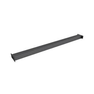 accesorio perfil rectangular para interconexión de patas de videowall led | longitud 1200 mm | ancho 56 mm | incluye tornillos m8 x 10 mm y llave allen de 5 mm