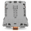 borna de paso para 2 conductores / 95 mm² / power cage clamp / montaje en carril din 35 x 15 / tensión asignada 1000 v / corriente asignada 232 a / material poliamida (pa66) / gris