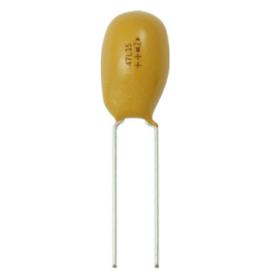 capacitor de tantalio de 2200nf , emplomado sólido de 25 vcc