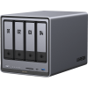 nasync dxp4800 | so ugos pro | intel n100 12th gen intel® quad core™ | 4 bahias (sata) hasta 96tb | 2* m.2 ssd hasta 16tb| 8gb ddr5 (exp. a 16gb) | 2.5gb dual ethernet | hdmi 4k | 2* usb2.0 | 1*usb 3.2gen | 1* usb 3.2gen2 | 1*usb c 3.2gen2 | sd