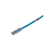cable de parcheo tx6, utp cat6, 24 awg, cm, color azul, 23 ft