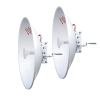 antena direccional de alto rendimiento / diámetro de 60 cm / 5.9 7.2 ghz / ganancia 30 dbi / slant de 45 ° y 90 ° / ideal para 30 km / conector n hembra / montaje y jumpers incluidos.