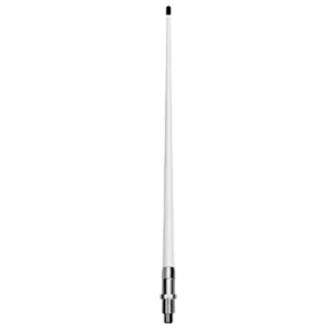 antena vhf marina de alto rendimiento / 4 dbi / 156 163 mhz / altura 1100 mm / color blanco / conector so239