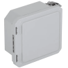 caja impermeable de fibra de vidrio, 6.77" (17.19cm) alto x 6.77" (17.19cm) ancho x 4.06" (10.31cm), sin ventanilla, listado ul/cul, hecho en ee.uu, serie enviroarmour®