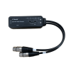 extensor de audio dante® | 2ch xlr input adapter | entrada xlr balanceada/no balanceada 2 canales | salida digital dante® 2ch | latencia configurable 1, 2 o 5 ms | ancho de banda 100m | compatible con hdmi 1.4 | protección esd iec 61000 4 2