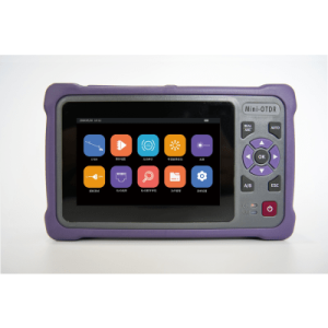 otdr touch para pruebas en los enlaces de fibra Óptica multimodo / longitudes de onda  850nm y 1300nm / función vfl 10mw / función opm / función de mapeo de cables de red rj45 / recargable / distancia de prueba de hasta 2