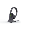 diadema bluetooth yealink bh74 con cancelación activa de ruido híbrida, base de carga y tecnología acoustic shield 3.0.