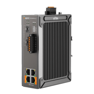 switch industrial administrable / gigabit con 2 puertos poe bt / 2 puertos poe af/at / 2 sfp gigabit / soporta rs485 / presuepuesto poe 128w