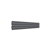 accesorio riel de aluminio con longitud 1000 mm | incluye tapas laterales | compatible con estructura para videowall | diseño modular