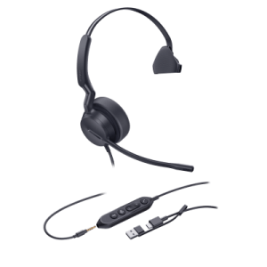 diadema alámbrica uh42 se mono de yealink certificada para microsoft teams con usb c/a