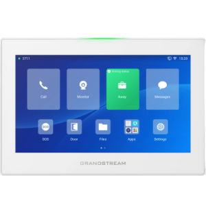 estación de intercomunicación sip con wi fi 6, bluetooth y control total para agendamiento de salas y edificios inteligentes (color blanco)