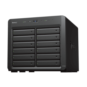 unidad de expansión synology dx1222 | 12 bahías para hdd/ssd sata 3.5" o 2.5" | intercambio en caliente | puerto mini sas hd | garantía de 5 años.