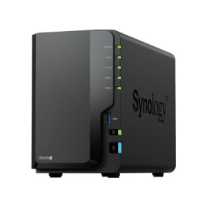 nas diskstation ds225+ | 2 bahías | intel celeron j4125 | 2 gb ddr4 | hasta 40 tb | puertos 1gbe y 2.5gbe | usb 3.2 gen 1 | compatible con raid | synology dsm.