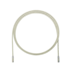 cable de parcheo utp, cat6a, 24 awg, cm, color gris, 3 ft