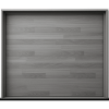 puerta de garage de alta calidad / estilo americano / acabado laminado premium / color gris / 12x8 pies.