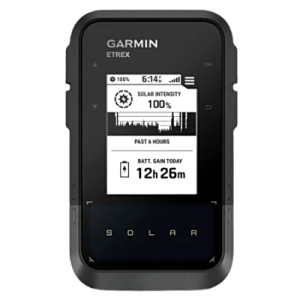 navegador gps portátil / pantalla 2.2″ de alto contraste / batería ilimitada con carga solar (75 000 lux) / gps multibanda / brújula digital / resistente al agua ipx7 / compatible con garmin explore
