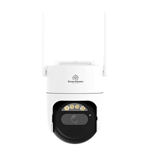cámara ip wifi 3 megapíxeles / sensor imagen 1/2.9" / onvif / control ptz 95° tilt 355° pan / ip65 / audio bidireccional / monitoreo remoto /almacenamiento en la nube / compatibilidad alexa y google / poe pasivo