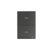 placa con2 interruptores escalera 10 a 127 v 60 hz.