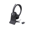 diadema inalámbrica wh64 hybrid dual de yealink con certificación teams y micrófonos con acoustic shield 2.0