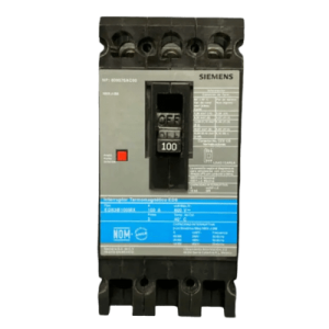 interruptor termomagnético ed6 600v 3x100a, sin zapatas principales.