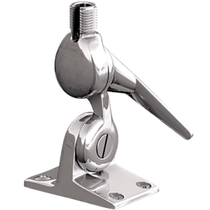 soporte de montaje de cremallera de acero inoxidable / diseño sin tuercas / dientes de 5 grados para ajustes finos / ranura especial para cable / liberación de acción rápida / superficies inclinadas / roscas estándar 1 1