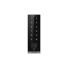 teclado esclavo con lector de tarjetas virtuales bluetooth y códigos qr / tarjetas mifare y prox em / contraseñas / rs 485 wiegand osdp / frecuencias 13.56 mhz y 125 khz / autenticación tarjeta pin qr bluetooth / táctil