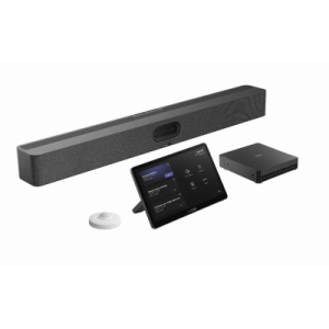 sistema de videoconferencia yealink mvcs50 para salas medianas y grandes con seguimiento automático y audio profesional.
