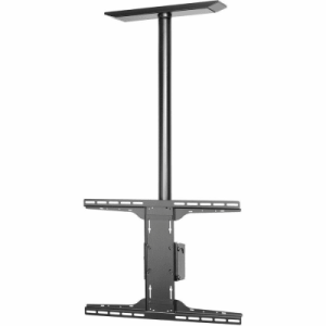 soporte de techo universal para pantallas de 32" a 90" / capacidad de carga 68.2 kg / patrón de montaje hasta 600 x 400 mm / columna de aluminio de 36" / inclinación ajustable 5° a 20°