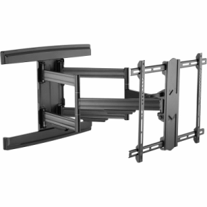 soporte de pared articulado para pantallas 37" a 85" / extensión 800 mm / capacidad de carga 69.9 kg / gestión integrada de cables / patrones vesa múltiples / inclinación con bloqueo