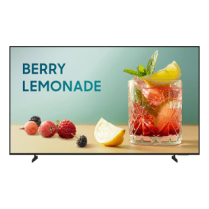 televisor business samsung befx h series / 4k uhd (3840x2160) / panel e led 43 85 pulgadas / brillo 300 nit / wifi 5 y bluetooth 5.3 / smart tv tizen / crystal processor 4k / hdr10+ / sonido 20w 2ch / operación 16/7 / vxt cms y smartthings pro
