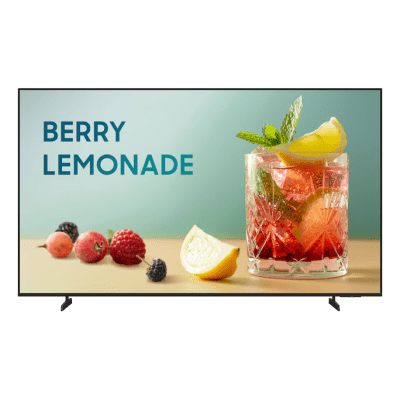 televisor business samsung befx h series / 4k uhd (3840x2160) / panel e led 43 85 pulgadas / brillo 300 nit / wifi 5 y bluetooth 5.3 / smart tv tizen / crystal processor 4k / hdr10+ / sonido 20w 2ch / operación 16/7 / vxt cms y smartthings pro televisor business samsung befx h series / 4k uhd (3840x2160) / panel e led 43 85 pulgadas / brillo 300 nit / wifi 5 y bluetooth 5.3 / smart tv tizen / crystal processor 4k / hdr10+ / sonido 20w 2ch / operación 16/7 / vxt cms y smartthings pro