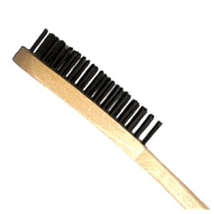 cepillo limpiador de moldes para soldadura exotérmica.