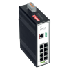 switch industrial gestionable / 8 puertos 100base tx / profinet clase b / alimentación redundante 12 60 vcc / rango de temperatura 40 a +70 °c / ip30 / montaje en carril din