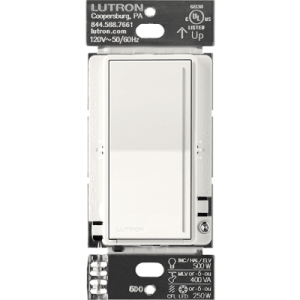 (radiora3) atenuador táctil sunnata dimmer pro color blanco para linea radio ra3, requiere cable neutro 250w led / cfl