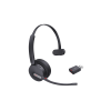 diadema inalámbrica wh64 hybrid mono uc de yealink con bluetooth 5.2 y conectividad uc plug and play