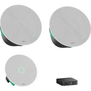 kit de audio yealink cmkit 121 con micrófono y altavoces poe