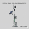 kit solar de 28 w con poe pasivo 24 vcc para 2 radios de ubiquiti airmax, cambium epmp