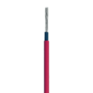 cable fotovoltaico rojo/ cobre estañado / 4 mm² (12 awg) / 2000v / rollo de 500 m / / ul 4703 y tuv