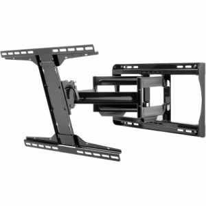 soporte de pared articulado paramount para pantallas 39" a 90" / extensión 542 mm / capacidad 68kg / vesa 200x100 a 600x400 mm / inclinación +15° 5° / pivote ±90°