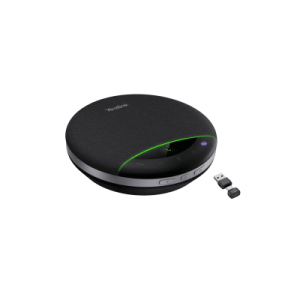 altavoz de conferencia sp96 de yealink con micrófonos 360° y cancelación de ruido inteligente