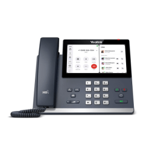 telefono ip mp56 e2 zoom de yealink con integración nativa para zoom, pantalla de 5" y audio hd con cancelación avanzada de ruido