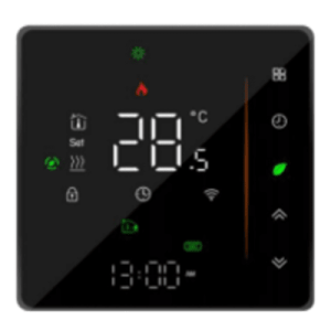 termostato con tecnología inalámbrica zigbee 4pipe v fancoil / 110 120vca