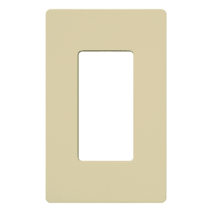 placa de pared 1 espacio, para atenuador (dimmer), switch ó control remoto inalámbrico lutron.