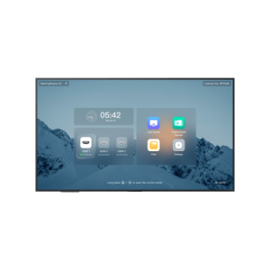 pantalla profesional yealink de 65" md 65 para salas de juntas, con integración a meetingbars y control inteligente
