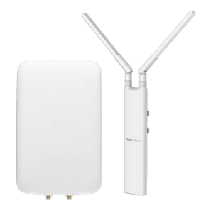 punto de acceso mesh para exterior, wi fi 5 802.11ac sectorial 90° ip65, compacto con antena externa