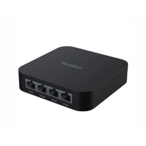 switch poe compacto rch40 e2 para conectar y alimentar múltiples dispositivos de videoconferencia yealink